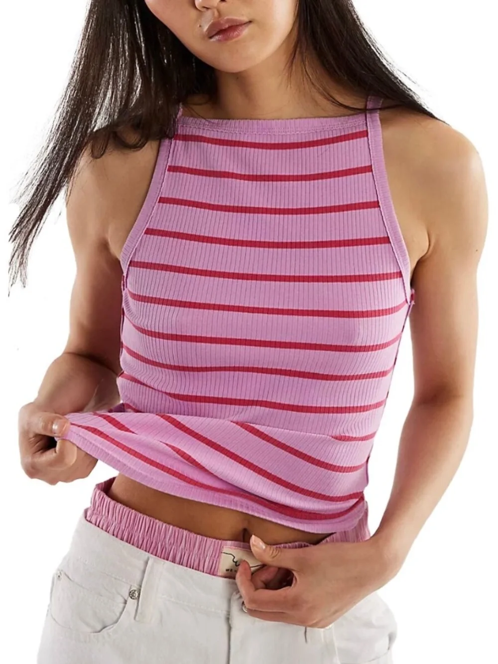 NTW FREE PEOPLE MIA STRIPED TANK TOP - Picture 2 of 5